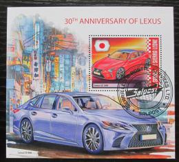Potovn znmka Sierra Leone 2019 Automobily Lexus Mi# Block 1811 Kat 14 - zvtit obrzek
