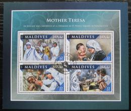 Poštovní známky Maledivy 2016 Matka Tereza Mi# 6741-44 Kat 11€
