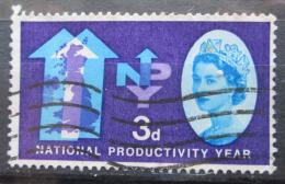 Potovn znmka Velk Britnie 1962 Nrodn produktivita Mi# 352