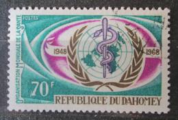 Poštovní známka Dahomey 1968 WHO, 20. výroèí Mi# 343
