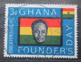 Potovn znmka Ghana 1960 Prezident Kwame Nkrumah Mi# 88 - zvtit obrzek
