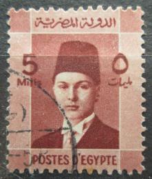 Poštovní známka Egypt 1937 Král Farouk Mi# 227