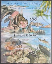 Poštovní známka Togo 2011 Støedomoøská fauna Mi# Block 651 Kat 12€