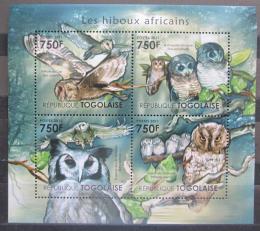 Poštovní známky Togo 2011 Africké sovy Mi# 4127-30 Kat 12€
