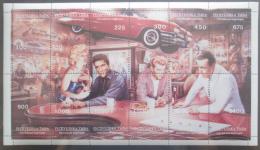 Poštovní známky Tuvinská rep., Rusko 1993 Hvìzdy Hollywoodu Mi# N/N