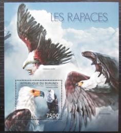 Poštovní známka Burundi 2012 Dravci Mi# Block 285 Kat 9€