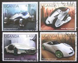 Poštovní známky Uganda 2012 Automobily budoucnosti Mi# 2911-14 Kat 13€