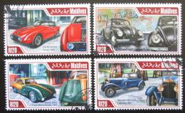 Poštovní známky Maledivy 2013 Historické automobily Mi# 5023-26 Kat 10€