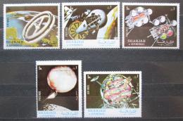Poštovní známky Šardžá 1972 Prùzkum Sluneèní soustavy Mi# 1000-04