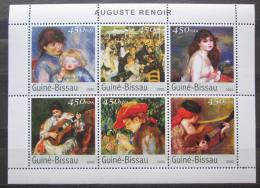 Poštovní známky Guinea-Bissau 2003 Umìní, Renoir Mi# 2676-81 Kat 10€
