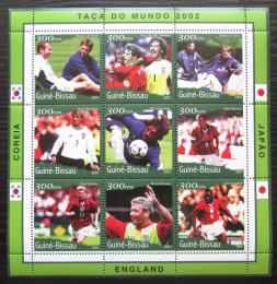 Poštovní známky Guinea-Bissau 2001 MS ve fotbale Mi# 1370-78 Kat 11€