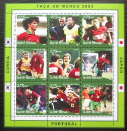 Poštovní známky Guinea-Bissau 2001 MS ve fotbale Mi# 1352-60 Kat 10€