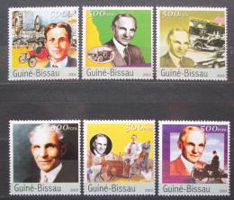 Poštovní známky Guinea-Bissau 2003 Henry Ford Mi# 2503-08 Kat 12€
