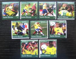 Poštovní známky Guinea-Bissau 2001 MS ve fotbale Mi# 1361-69 Kat 11€ 