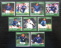 Poštovní známky Guinea-Bissau 2001 MS ve fotbale Mi# 1379-87 Kat 12€