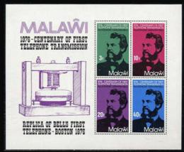 Potovn znmky Malawi 1976 Alexander Graham Bell Mi# Block 43 