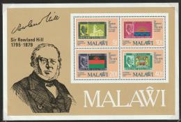 Potovn znmky Malawi 1979 Sir Rowland Hill Mi# Block 56 - zvtit obrzek