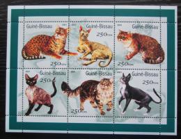 Poštovní známky Guinea-Bissau 2001 Koèky Mi# 1522-27 Kat 6.50€
