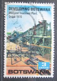 Poštovní známka Botswana 1970 Diamantový dùl Mi# 58