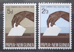 Poštovní známky Papua Nová Guinea 1964 První všeobecné volby Mi# 56-57