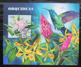 Poštovní známka Guinea-Bissau 2018 Orchideje Mi# Block 1710 Kat 12.50€