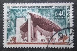 Potovn znmka Francie 1964 Kostel Ronchamp Mi# 1483