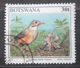 Poštovní známka Botswana 1997 Drozd rudozobý Mi# 634
