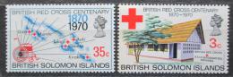Poštovní známky Brit. Šalamounovy ostrovy 1970 Èervený køíž Mi# 197-98