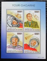 Poštovní známky Guinea 2015 Jurij Gagarin Mi# 11368-71 Kat 16€