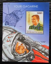 Poštovní známka Guinea 2015 Jurij Gagarin Mi# Block 2570 Kat 14€
