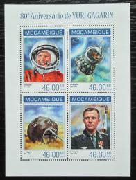 Poštovní známky Mosambik 2014 Jurij Gagarin Mi# 7140-43 Kat 11€