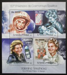 Poštovní známky Svatý Tomáš 2013 Valentina Tìreškovová Mi# 5021-24 Kat 10€