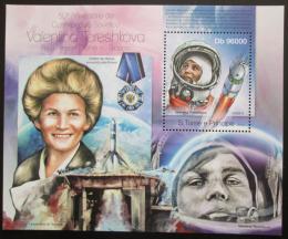 Poštovní známka Svatý Tomáš 2013 Valentina Tìreškovová Mi# Block 864 Kat 10€ 