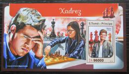 Poštovní známka Svatý Tomáš 2016 Slavní šachisti Mi# Block 1230 Kat 10€