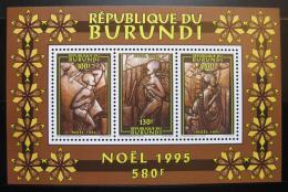 Poštovní známky Burundi 1995 Vánoce Mi# Block 138 Kat 7€