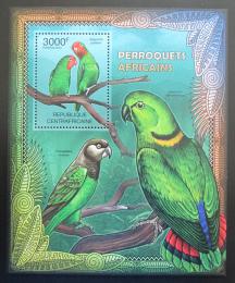 Poštovní známka SAR 2012 Papoušci Mi# Block 949 Kat 14€