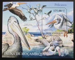 Poštovní známka Mosambik 2011 Pelikáni Mi# Block 499 Kat 10€