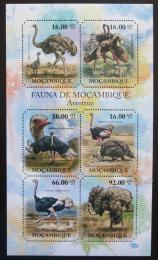 Poštovní známky Mosambik 2011 Pštrosi Mi# 4903-08 Kat 12€