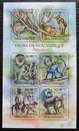 Poštovní známky Mosambik 2011 Opice Mi# 5036-41 Kat 12€