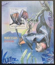Poštovní známka Mosambik 2012 Vyhynulí netopýøi Mi# Block 644 Kat 10€