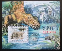 Poštovní známka Mosambik 2012 Prehistoriètí plazi Mi# Block 641 Kat 10€