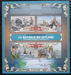 Poštovní známky Niger 2016 Bitva u Jutska, 100. výroèí Mi# 3997-4000 Kat 13€