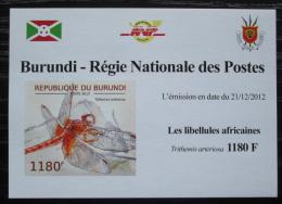 Potovn znmka Burundi 2012 Vky neperf. DELUXE Mi# 2773 B Block