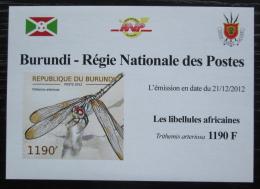 Potovn znmka Burundi 2012 Vky neperf. DELUXE Mi# 2774 B Block