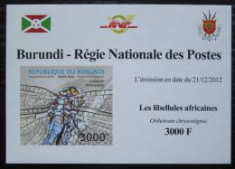Potovn znmka Burundi 2012 Vky neperf. DELUXE Mi# 2775 B Block