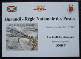 Potovn znmka Burundi 2012 Vky neperf. DELUXE Mi# 2776 B Block