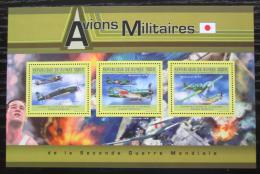Poštovní známky Guinea 2011 Japonská váleèná letadla Mi# 9042-44 Kat 16€