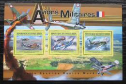 Poštovní známky Guinea 2011 Francouzská váleèná letadla Mi# 9045-47 Kat 16€