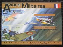 Poštovní známka Guinea 2011 Francouzská váleèná letadla Mi# Block 2051 Kat 18€