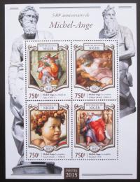 Poštovní známky Niger 2015 Umìní, Michelangelo Mi# 3315-18 Kat 12€
